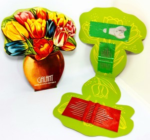 Karnet igielny tulipan