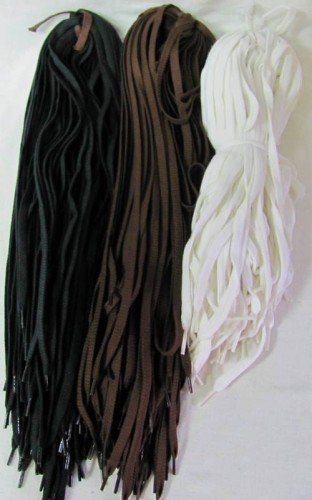 Sznurowadła 7mm płaskie bawełniane