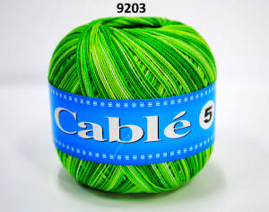 Kordonek cable ombre multicolor