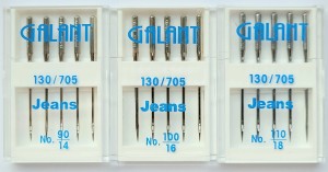 Igły do maszyn 130/705H jeans