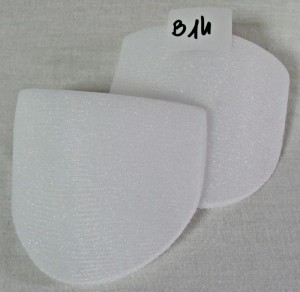 Wkłady barkowe białe B14 atest