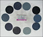 Łatki termo mix jeans 7cm okrągłe