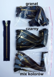 Zamek metal 20cm 1opk=10szt