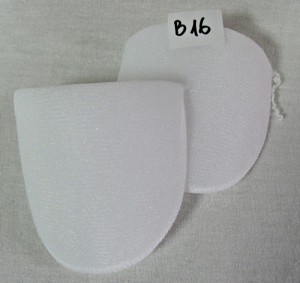 Wkłady barkowe białe B16 atest