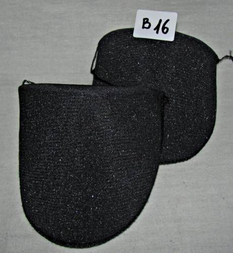 Wkłady barkowe B16 czarne