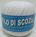 Kordonek Filo di Scozia 15/3 biały